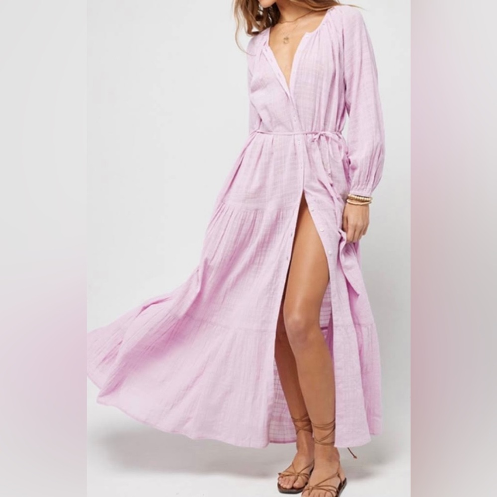 L Space Napali Dress in Lily (light purple/mauve) - NWT